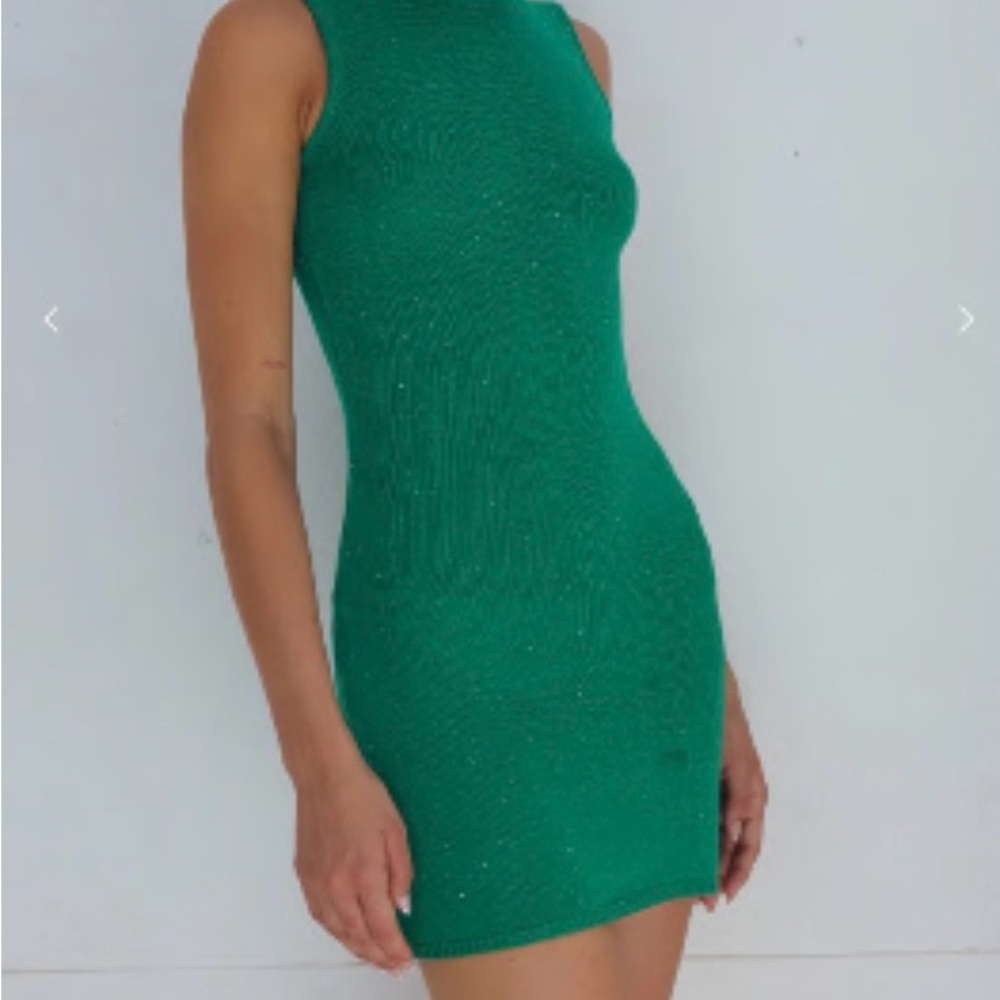 Odessa mini dress emerald